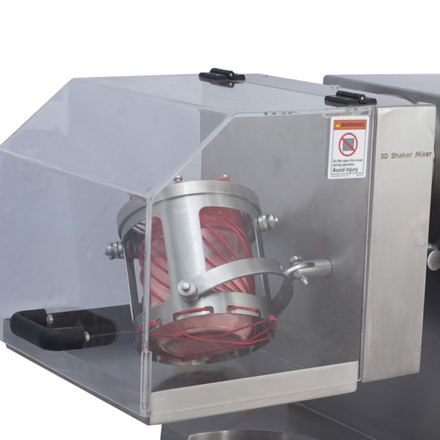 The safe and user-friendly 3D shaker mixers with integrated control options