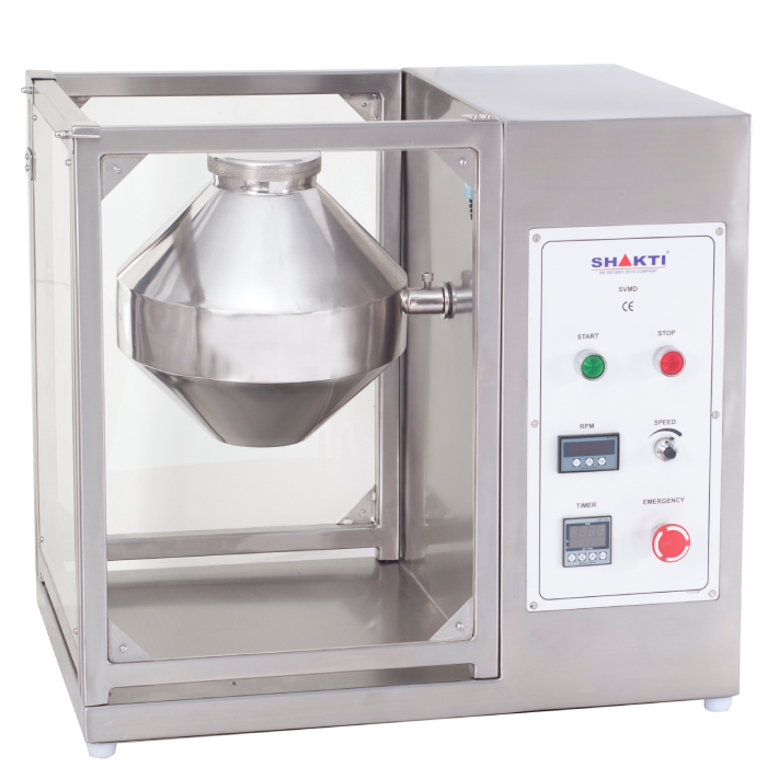 Lab Double Cone Blender – 1Kgs, 3Kgs & 5Kgs - SDC