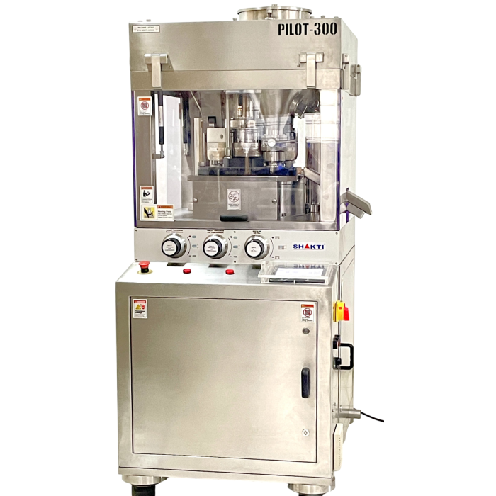 Pilot Scale Rotary Tablet Press – GMP (PILOT-300-HMI)